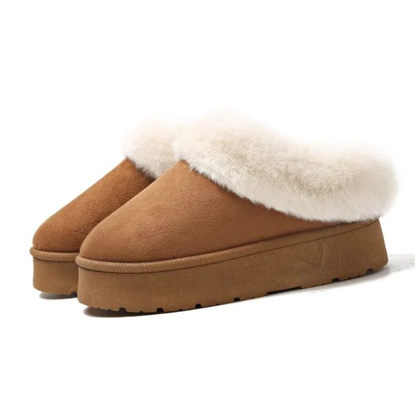 Winter New Women's Thick Sole Sheepskin Wool Anti Slip Snow Boots Fashion Women's Mini Warm Thickened Women's Warm Boots