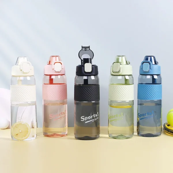 Water Bottle 650ml Fresh Juice Vacuum Plastic Air Up Bubble Tea Cup Thermal Kawaii Gym Sport Drinking Water Bottle For Kids