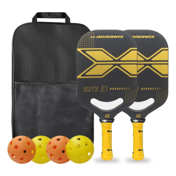 Carbon Fiber Pickleball Paddle – USAPA Pro-Grade 3K Twill Graphite Surface for Maximum Spin