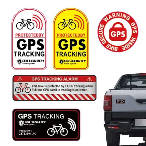 Dashcam Warning Stickers Cars Reflective Dashcam Decals Warning Dash Cam Recording Sticker For Cars RVs Truck Motorcycle